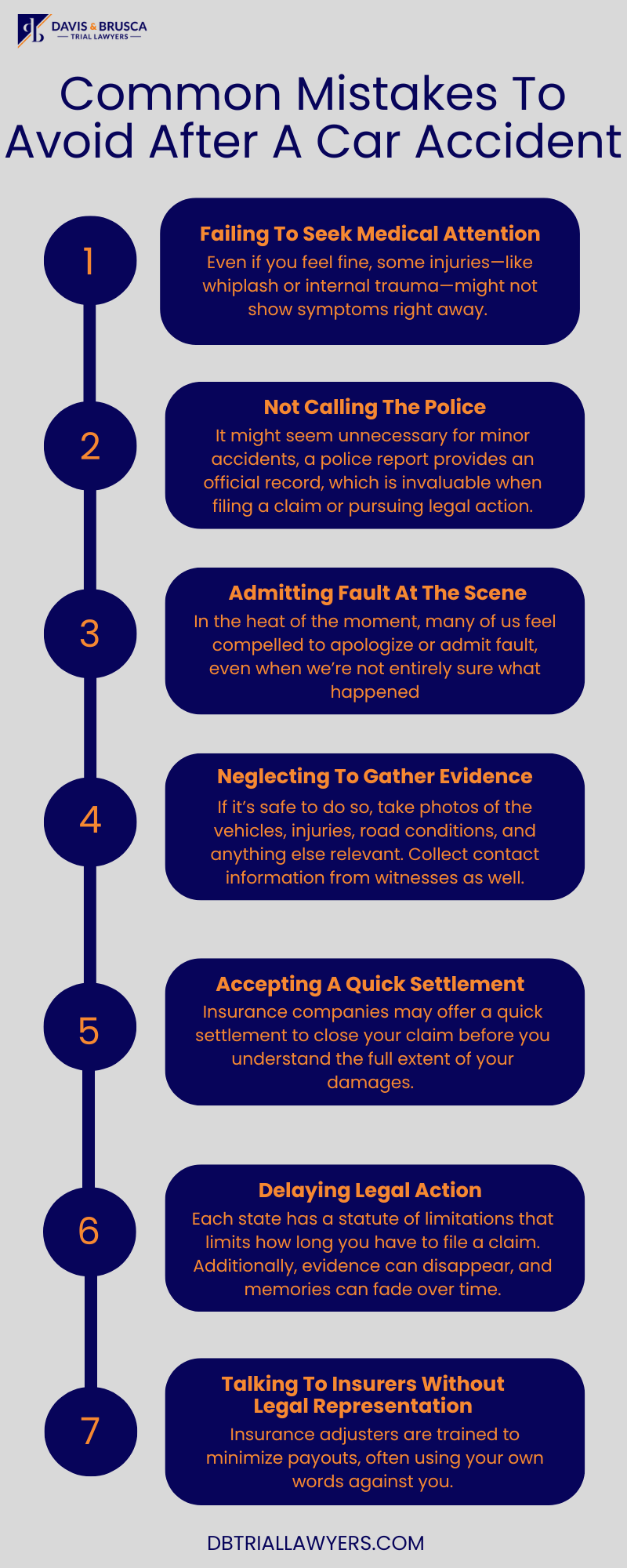 car accident lawyer Brick Township, NJ Infographic